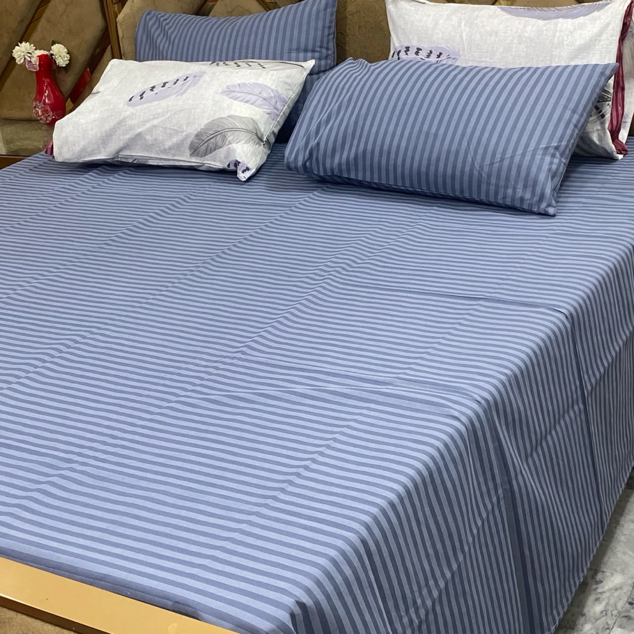 ⚜️ *5 PC Export Quality Pure Cotton Bedsheets* ⚜️