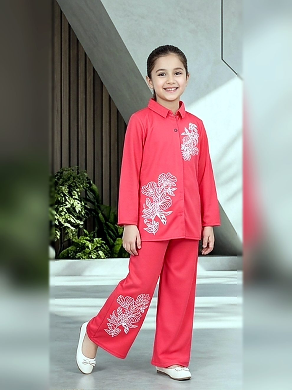 Girls Co Ord Set Printed VG232-A
