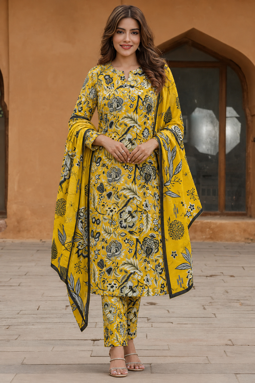 3Pc Printed Lawn Suits- (25 Design Available ) for Women (Unstitched)