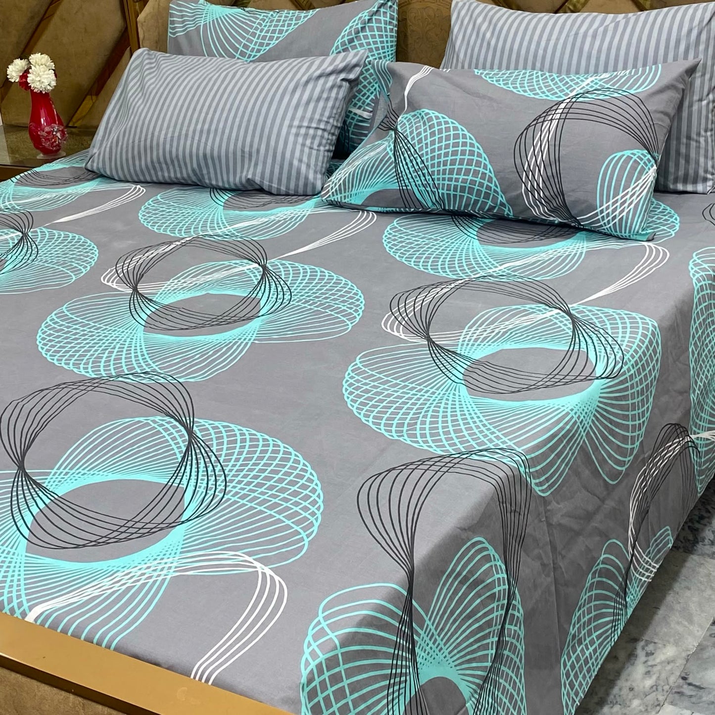 ⚜️ *5 PC Export Quality Pure Cotton Bedsheets* ⚜️