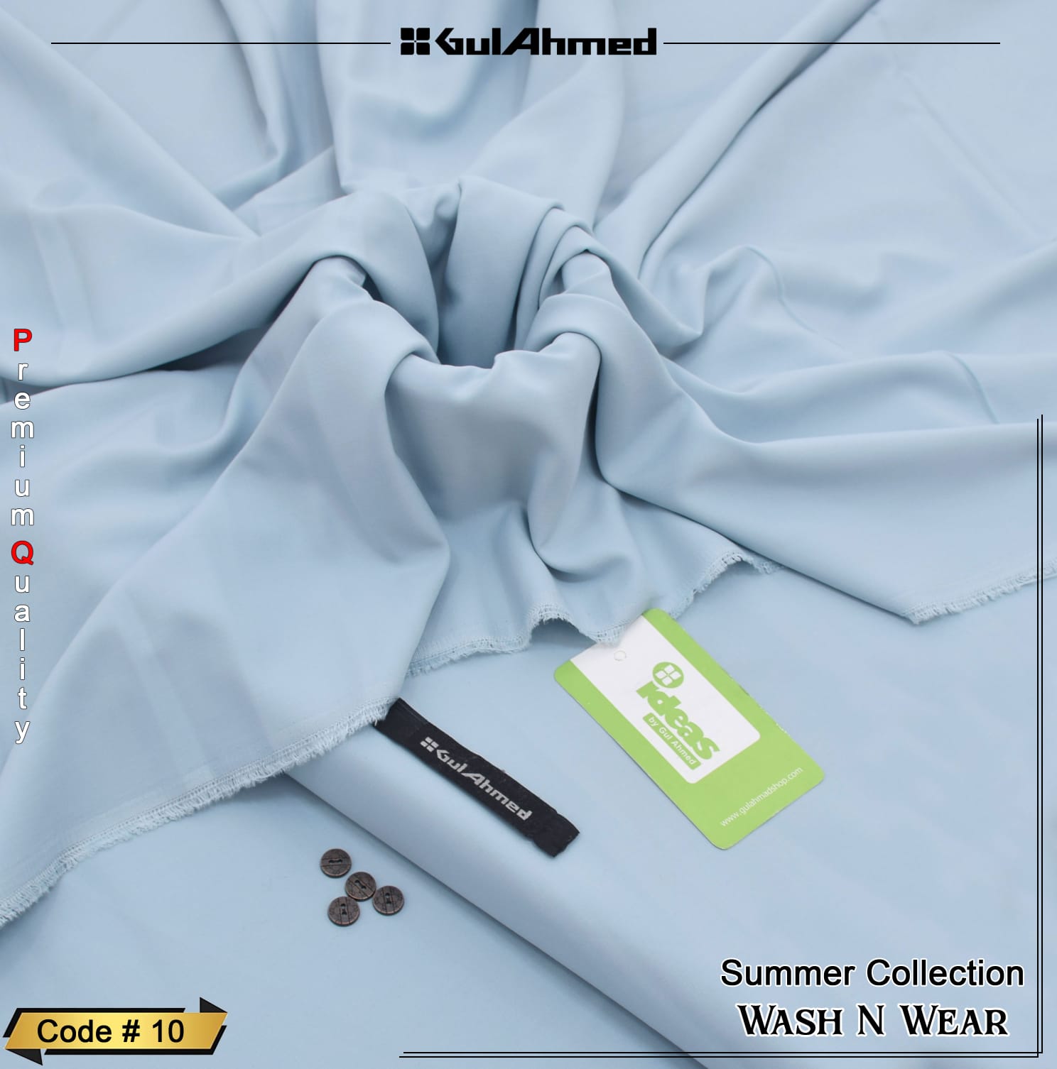 SUMMER COLLECTION (2026) BRAND Gull Ahmed Hard Cotton Suit 10 Colour