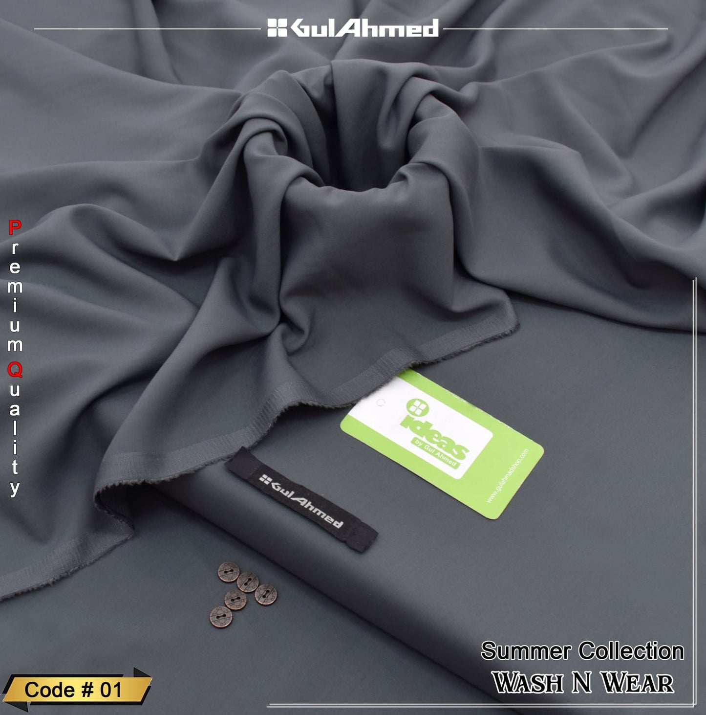 SUMMER COLLECTION (2026) BRAND Gull Ahmed Hard Cotton Suit 10 Colour