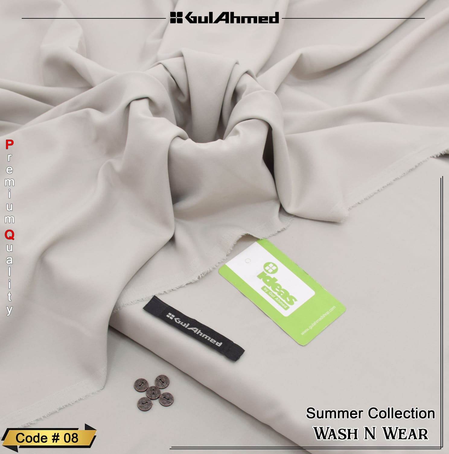 SUMMER COLLECTION (2026) BRAND Gull Ahmed Hard Cotton Suit 10 Colour