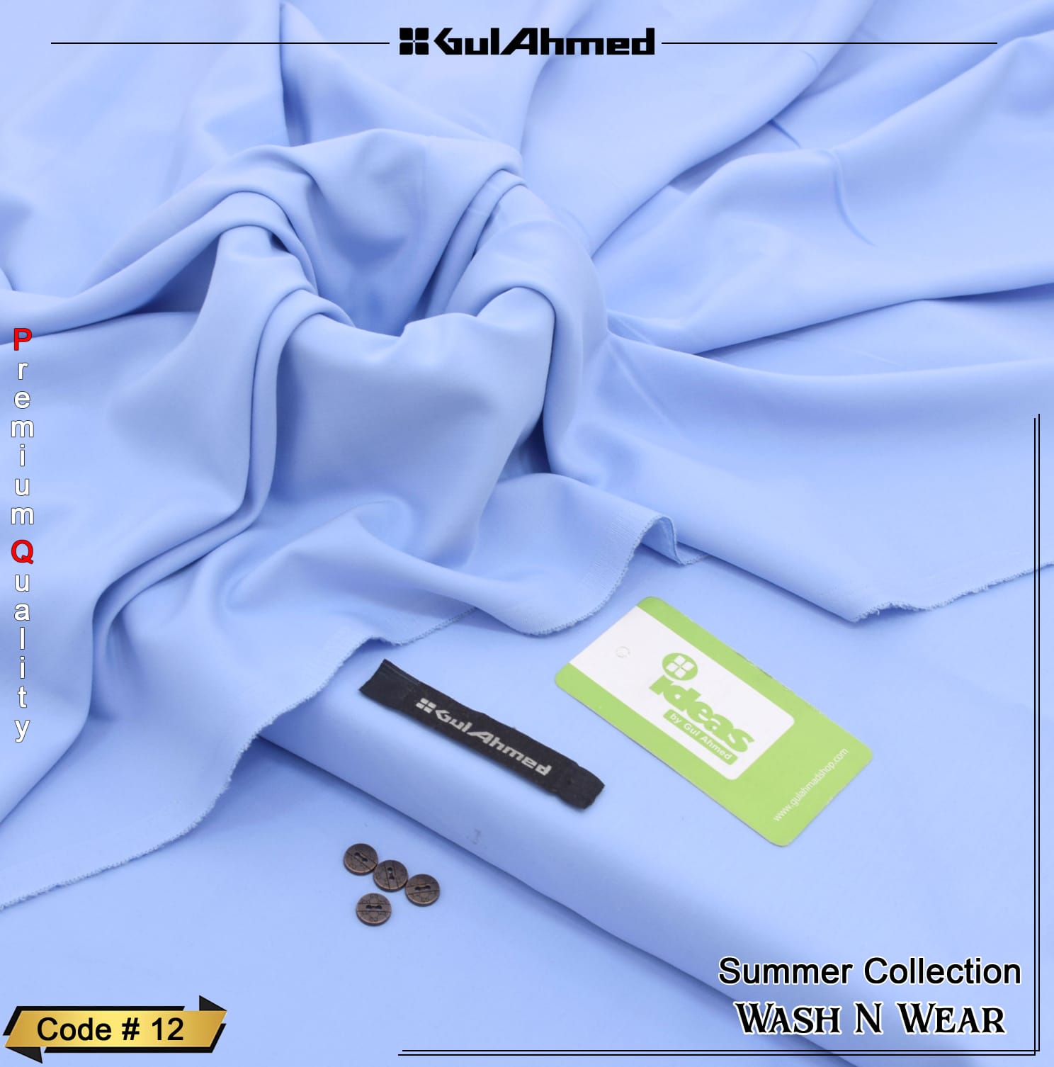 SUMMER COLLECTION (2026) BRAND Gull Ahmed Hard Cotton Suit 10 Colour