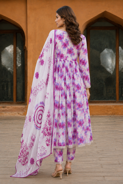 3Pc Printed Lawn Suits- (25 Design Available ) for Women (Unstitched)