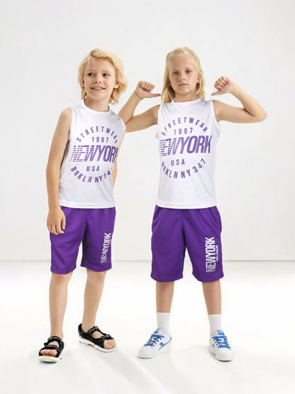 Sleeveless Tracksuit For Boys & Girls VST63-A