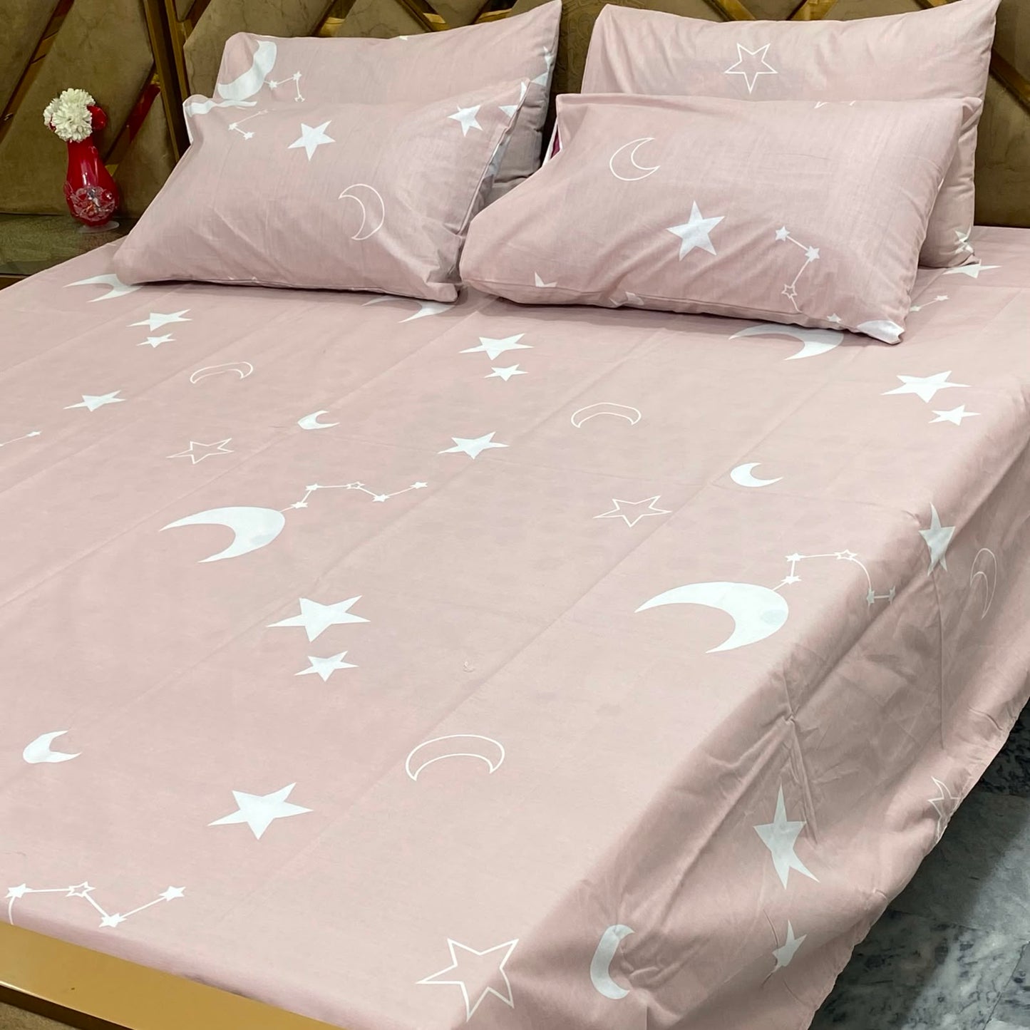 ⚜️ *5 PC Export Quality Pure Cotton Bedsheets* ⚜️