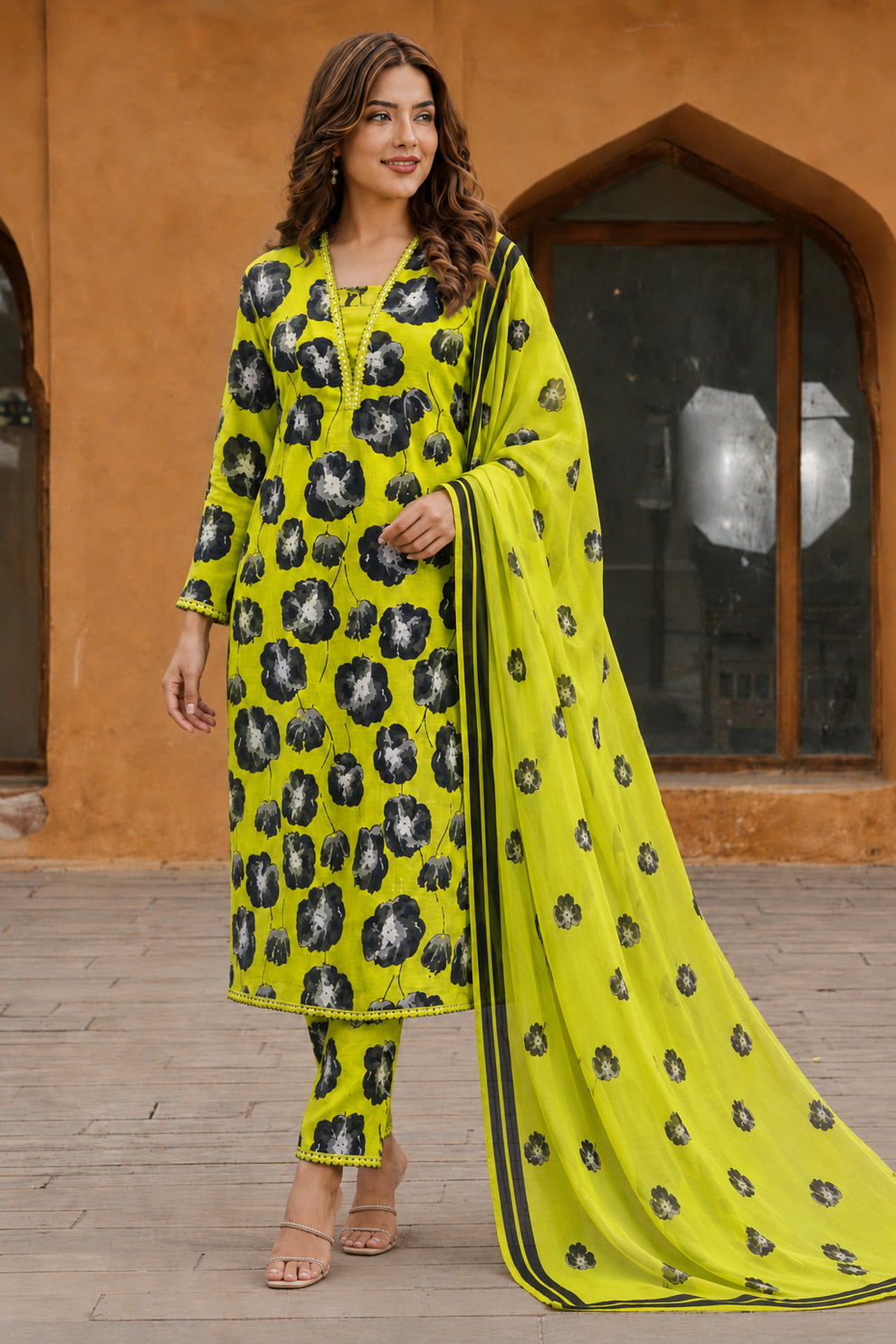 3Pc Printed Lawn Suits- (25 Design Available ) for Women (Unstitched)