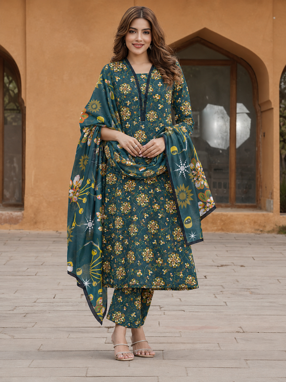 3Pc Printed Lawn Suits- (25 Design Available ) for Women (Unstitched)