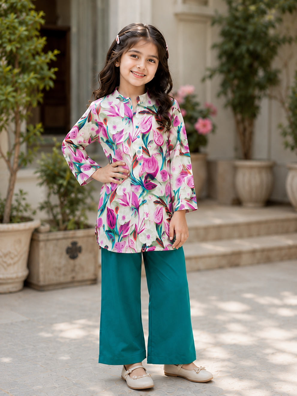 Girls Summer 2Pcs Suit VG235-A
