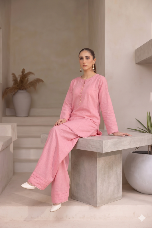 Farshi Shalwar Plain Solid two peice (STITCHED)( 6 Different Colour Available )