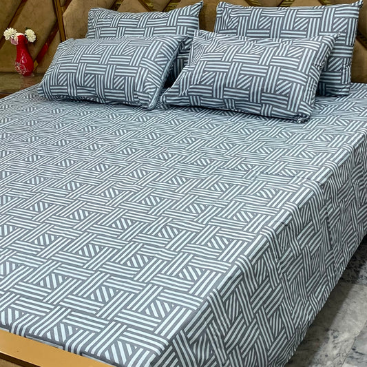 ⚜️ *5 PC Export Quality Pure Cotton Bedsheets* ⚜️