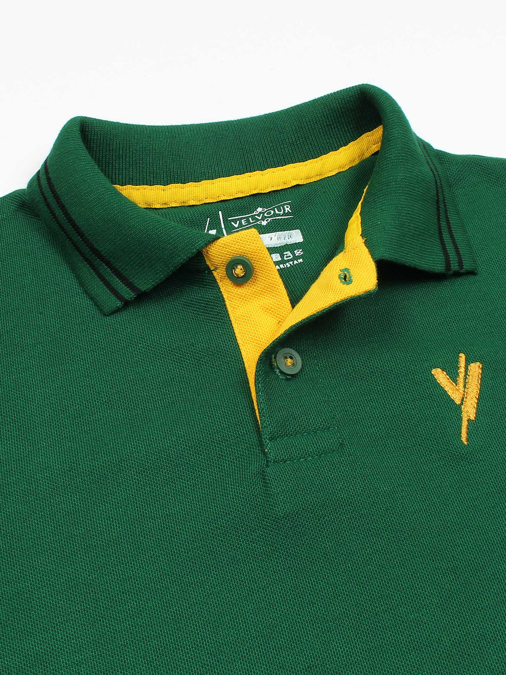 Tipping Collar Plain Polo Shirt VP11-I