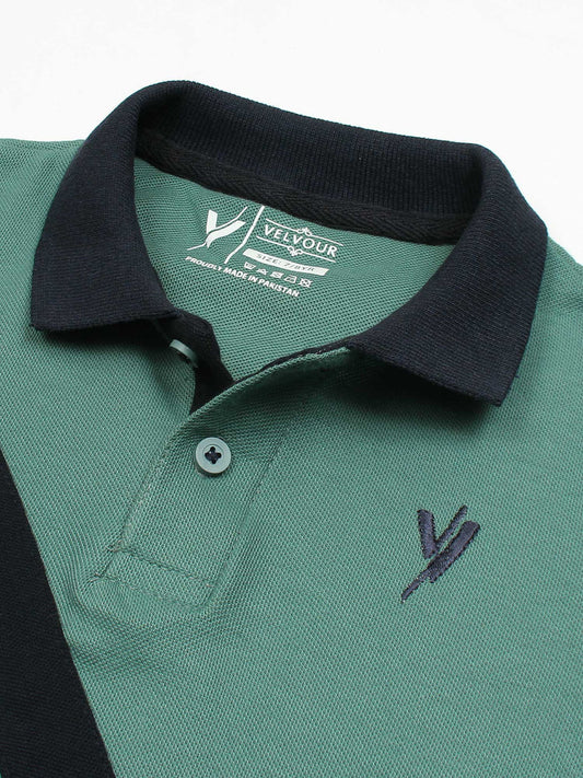 Tipping Collar Polo With Strips VP11-M