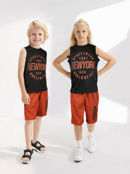 Sleeveless Tracksuit For Boys & Girls VST63-A