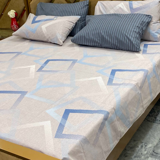 ⚜️ *5 PC Export Quality Pure Cotton Bedsheets* ⚜️
