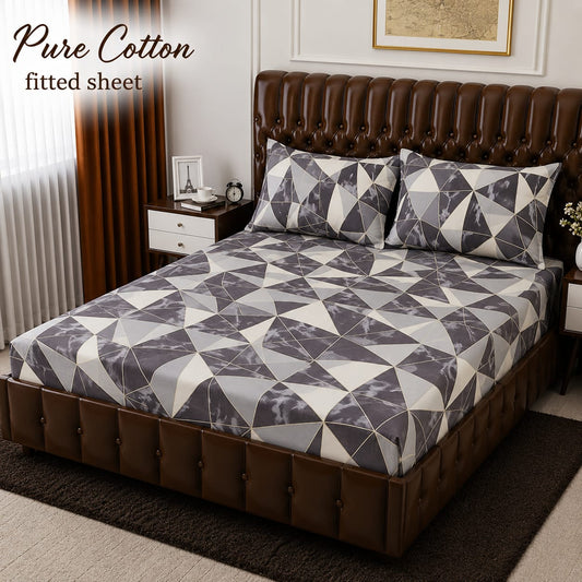 *pure cotton* FITTED BEDSHET