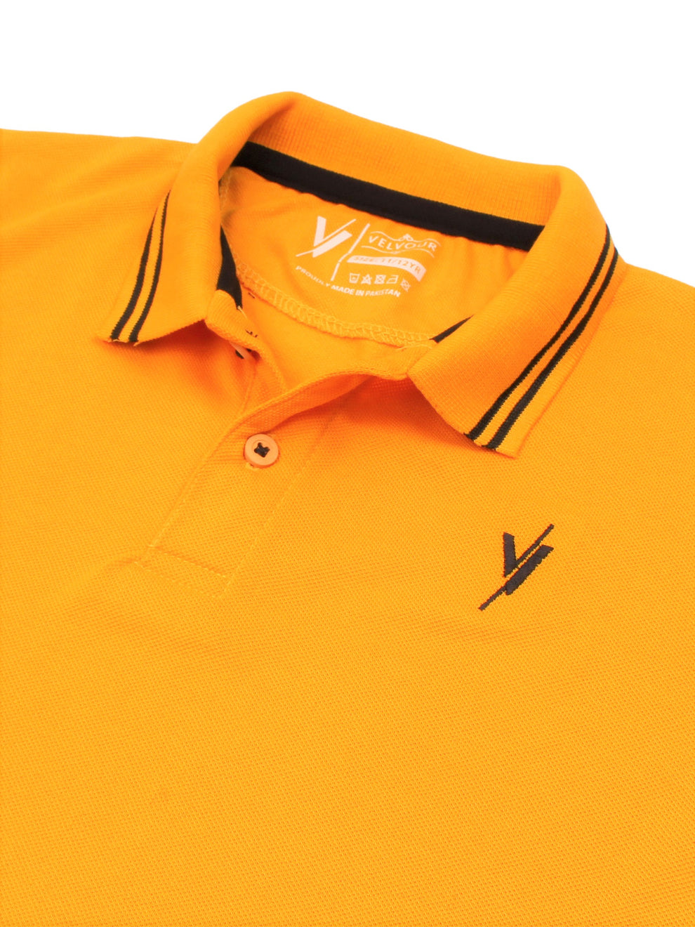 Tipping Collar Plain Polo Shirt VP11-F