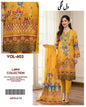Dil Lagi - 3-Piece Embroidered Bana Dora Lawn Suit(Unstitched)
