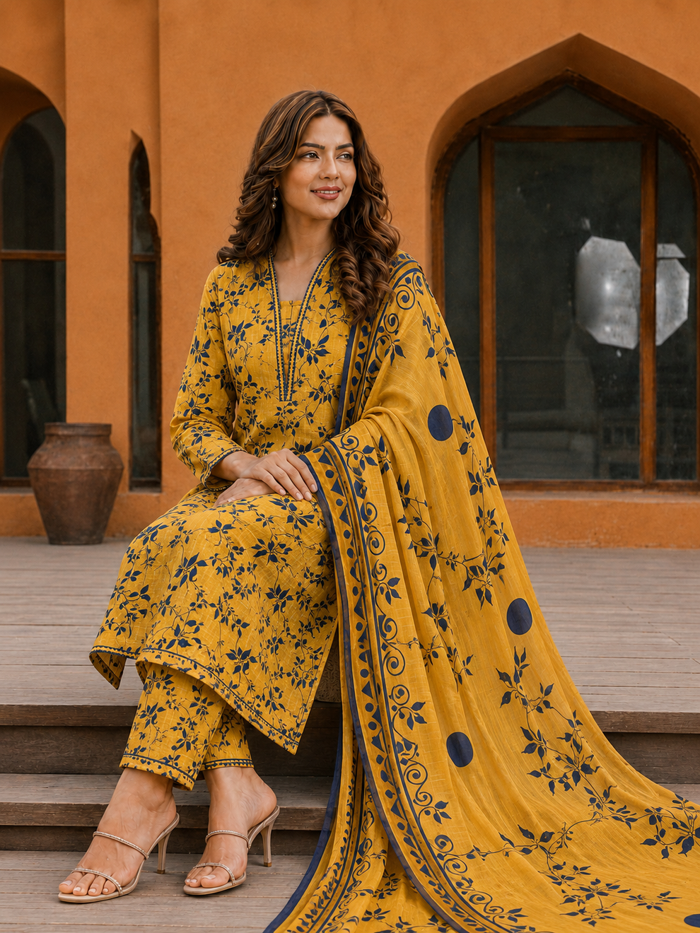 3Pc Printed Lawn Suits- (20 Design Available ) for Women (Unstitched)