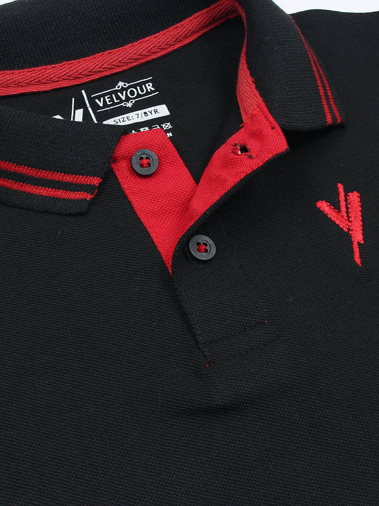 BOYS  HALF SLEEVE POLO