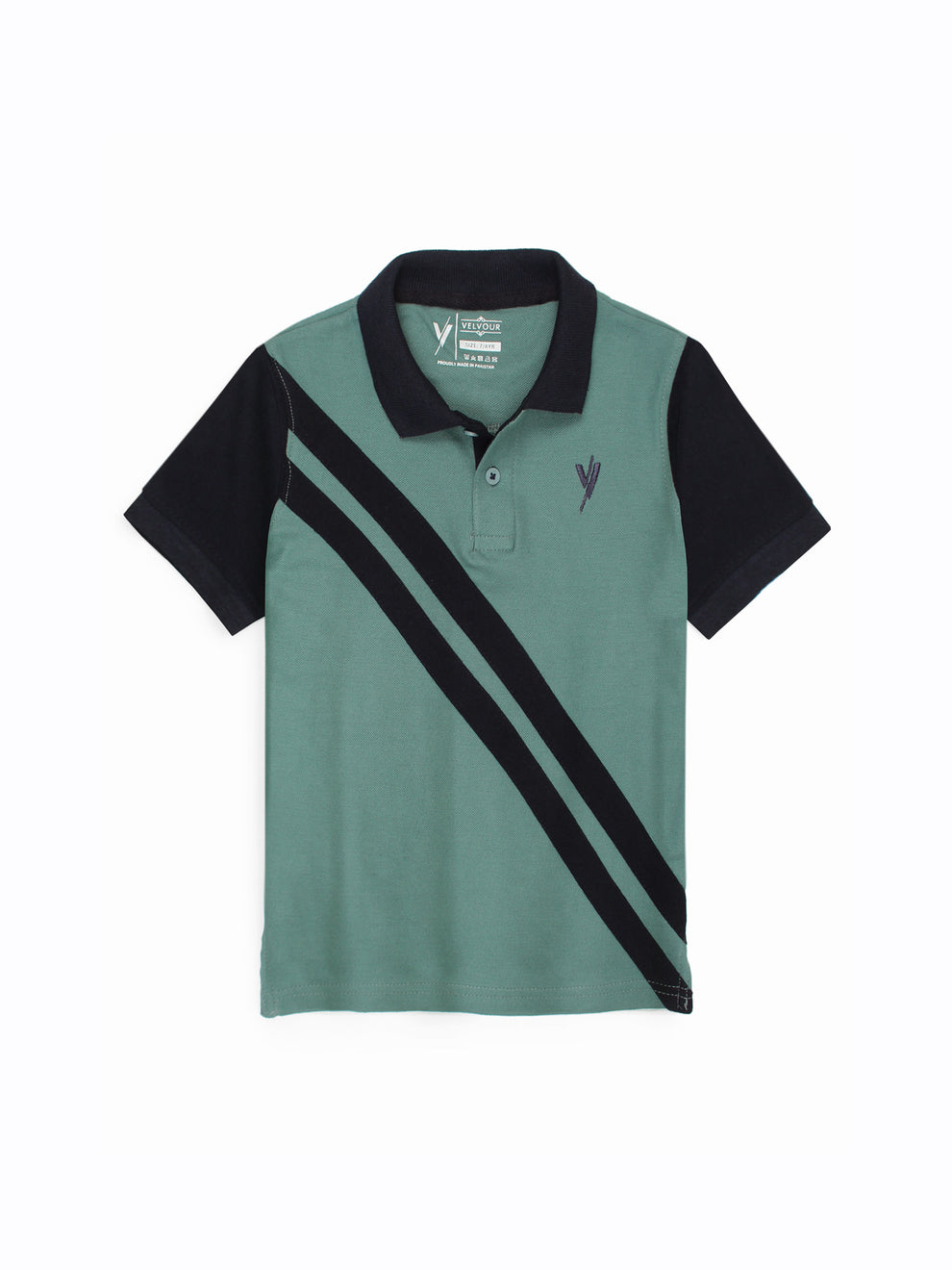Tipping Collar Polo With Strips VP11-M