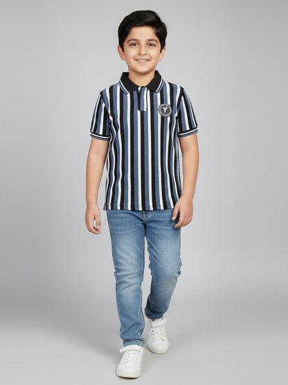 Tipping Collar Polo Shirt VP16-D