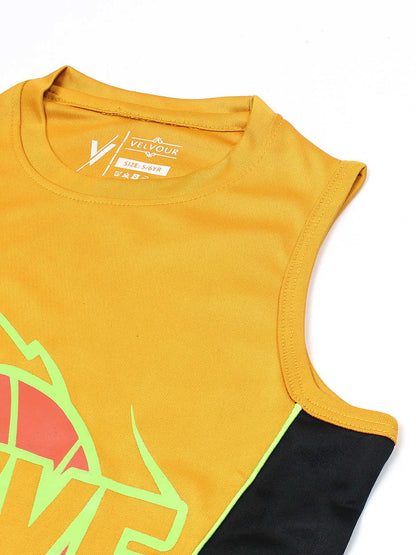 Sleeveless Tracksuit For Boys & Girls VST63-A
