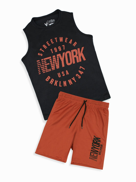Sleeveless Tracksuit For Boys & Girls VST63-A
