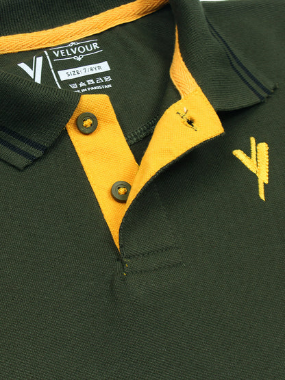 BOYS  HALF SLEEVE POLO