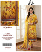 Dil Lagi - 3-Piece Embroidered Bana Dora Lawn Suit(Unstitched)