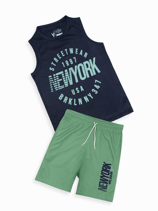 Sleeveless Tracksuit For Boys & Girls VST63-A