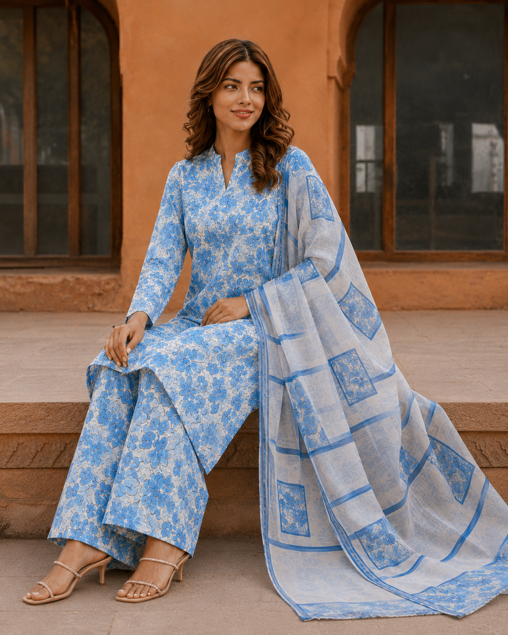 3Pc Printed Lawn Suits- (20 Design Available ) for Women (Unstitched)