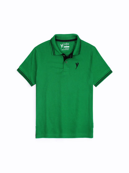 Tipping Collar Plain Polo Shirt VP11-j